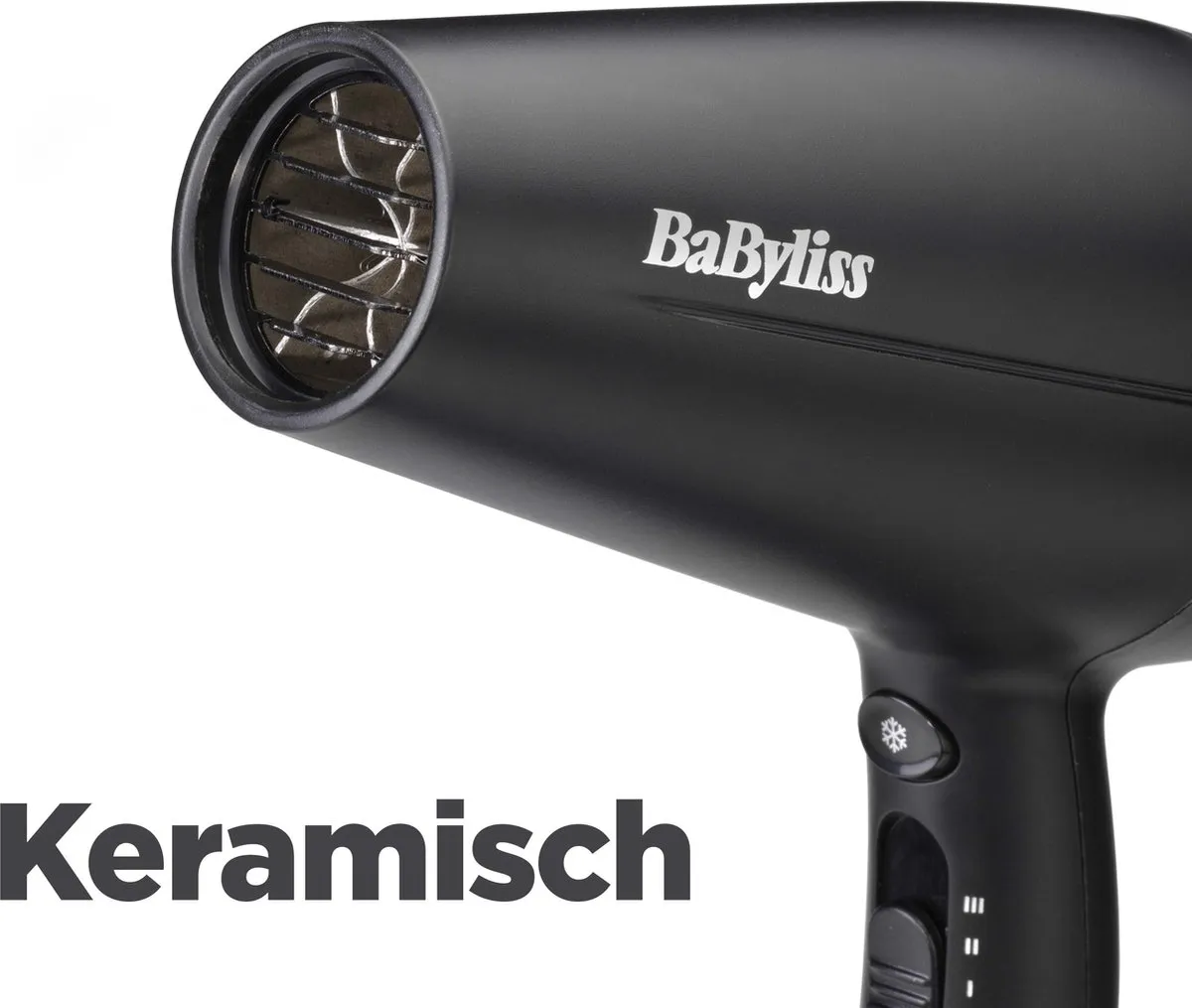 BaByliss Power Dry D563DE Föhn - 2100W - Zwart - afbeelding 6 van 6