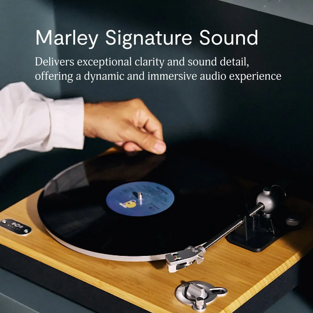 House of Marley Stir It Up 2 Bluetooth Platenspeler EM-JT005-SB - Bamboe