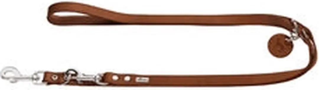 Hunter Verstelbare Looplijn Leder Cognac 200x2cm