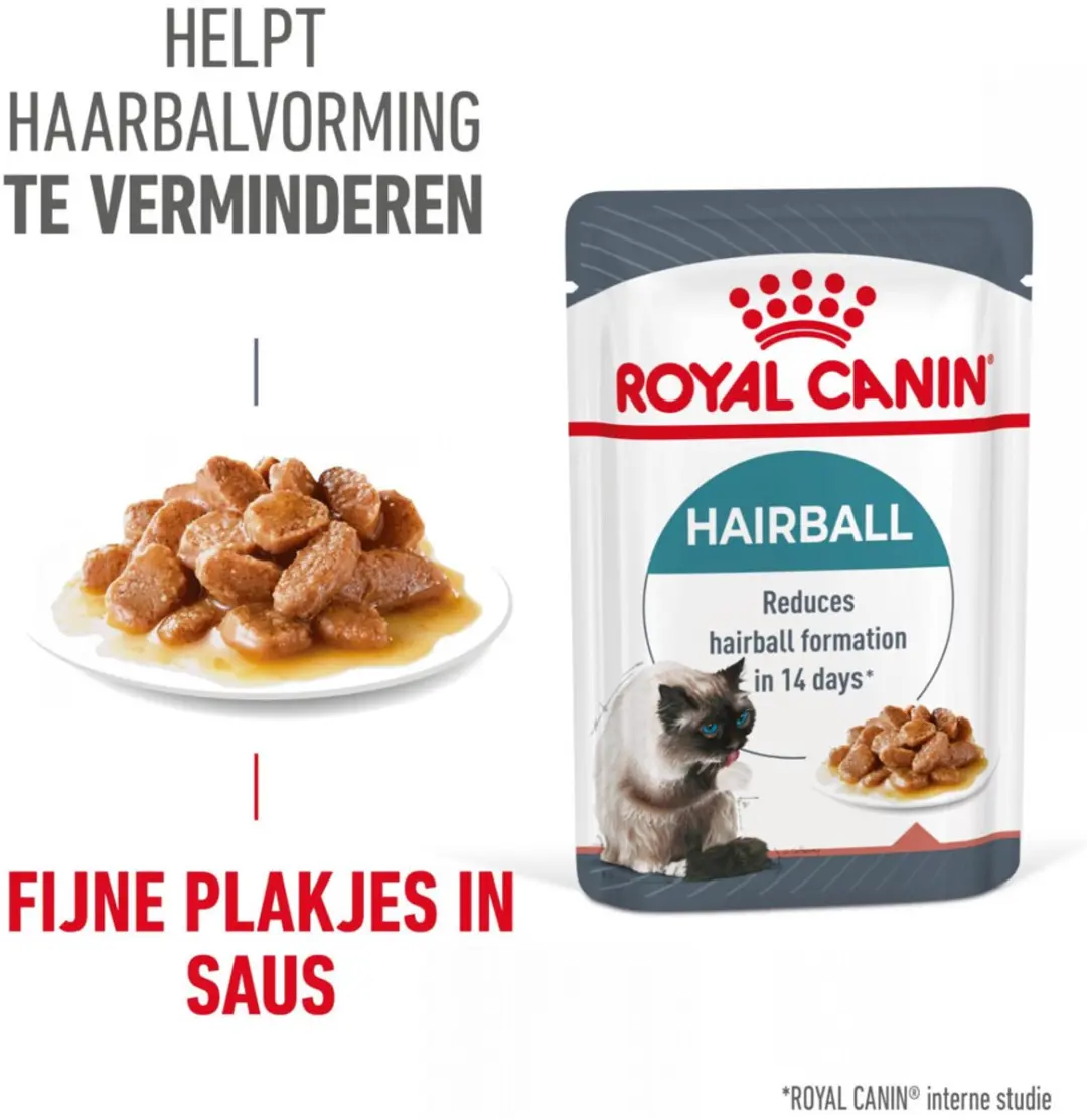 Royal Canin Hairball Care In Gravy Kattenvoer - 8x12x85g