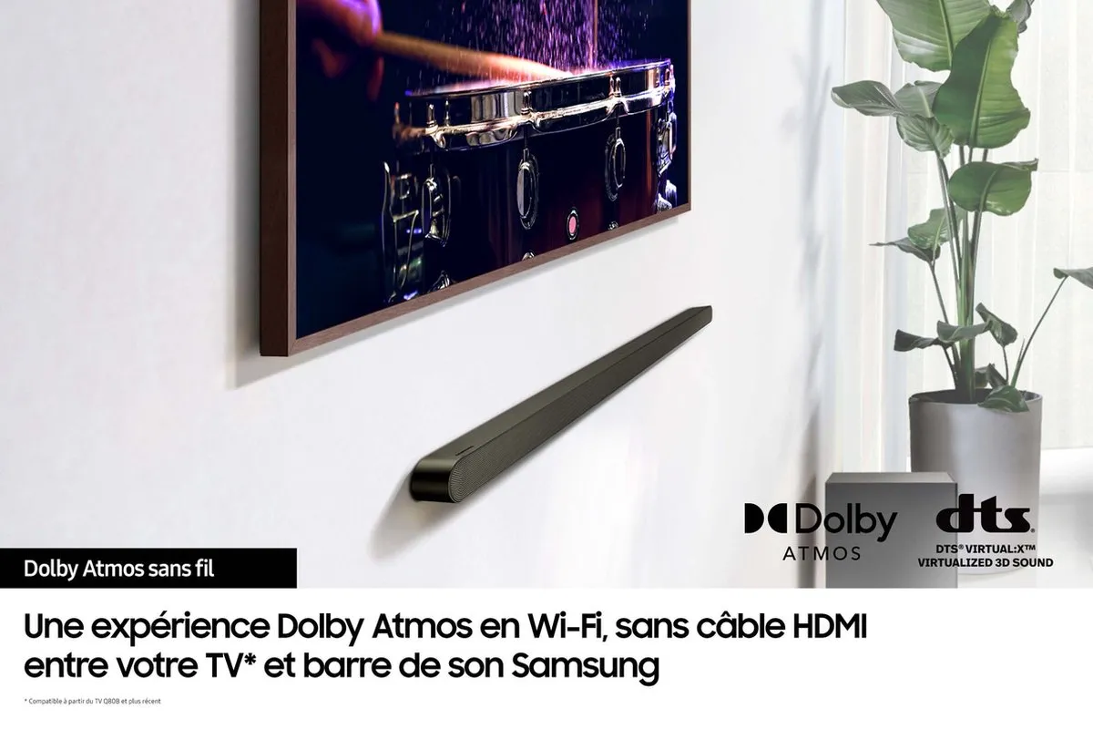 Samsung HW-S710D/XE Soundbar - 3.1 Kanalen - Draadloze Subwoofer - Zwart - afbeelding 6 van 6