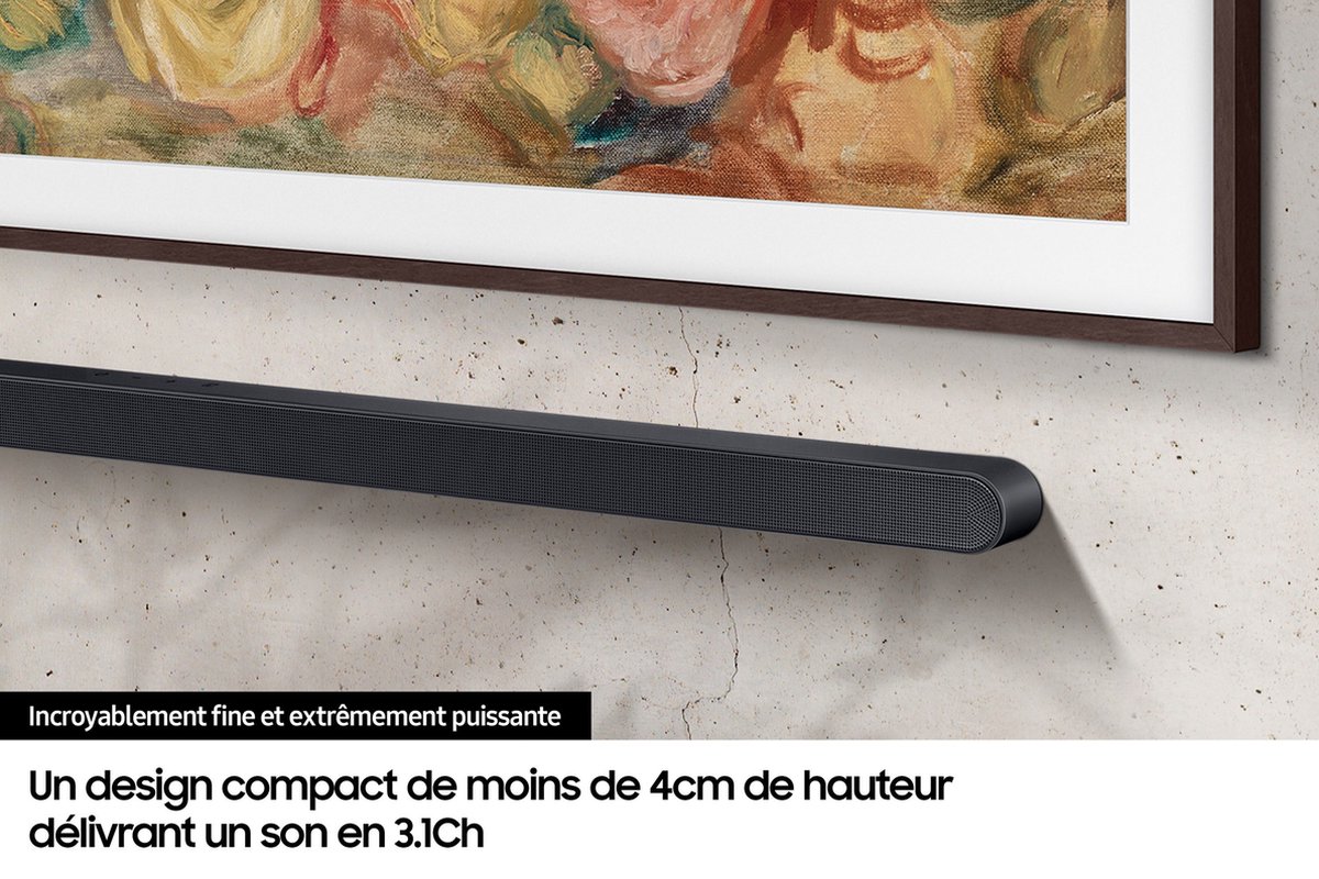 Soundbar - SAMSUNG - S-serie HW-S710D/XE - 3.1 kanalen - 6.5 draadloze subwoofer - Bluetooth - Titaniumzwart