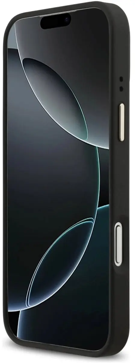 GUESS Case Cover iPhone 17 Pro Max - MagSafe - Strass Logo - Zwart