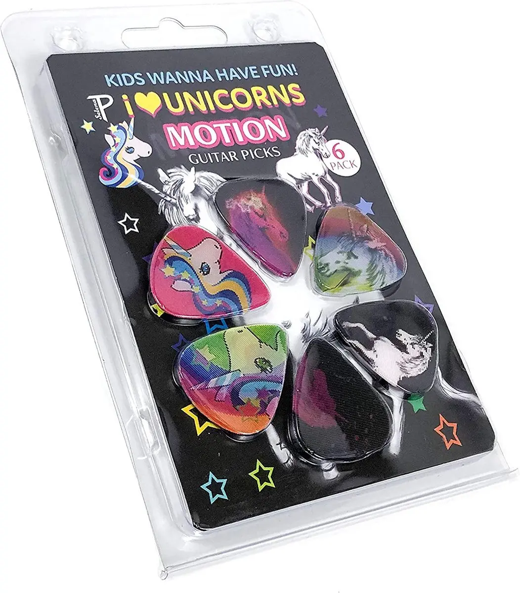 Perris I Love Unicorns Plectrum Medium 0.71mm - 6 Stuks