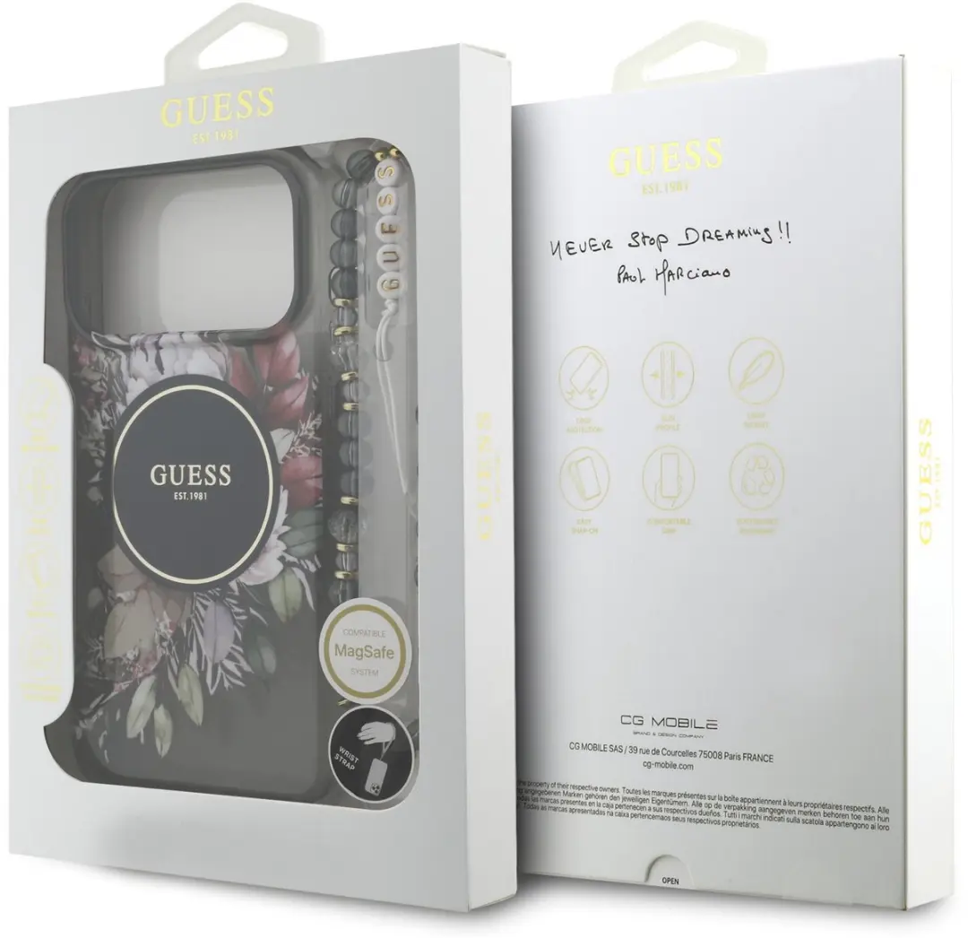 Guess iPhone 17 Pro Max Hoesje 13811 - Zwart - MagSafe
