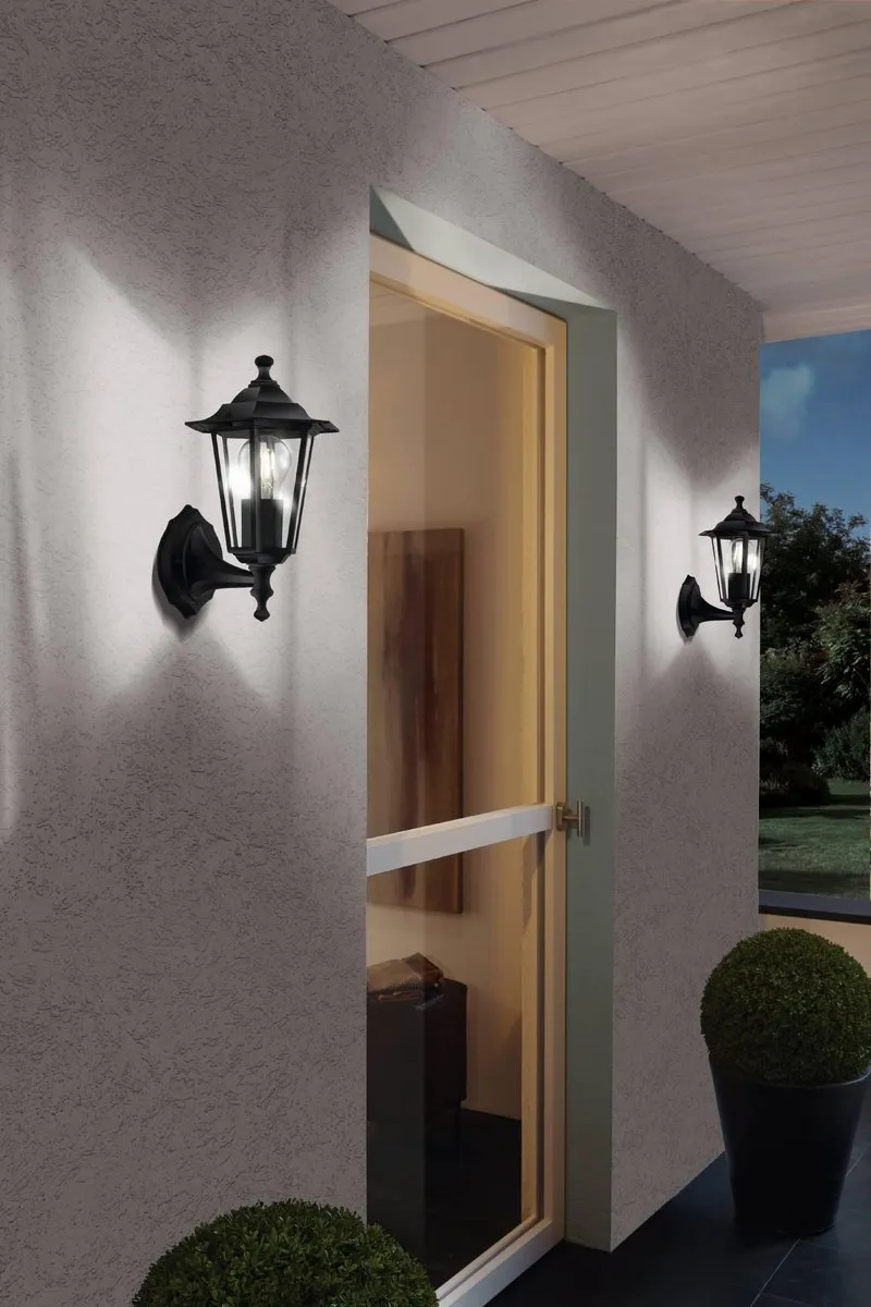Eglo Laterna 4 Wandlamp - Zwart