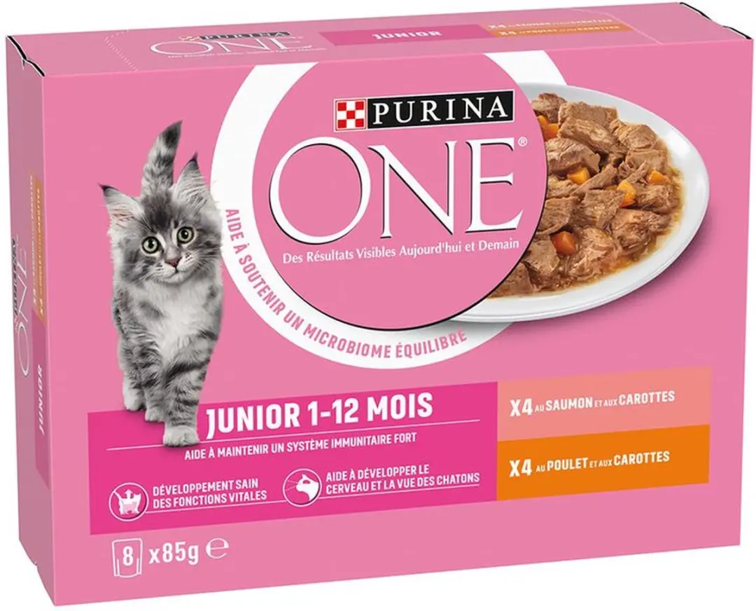 Purina ONE Junior 85g Kip & Zalm