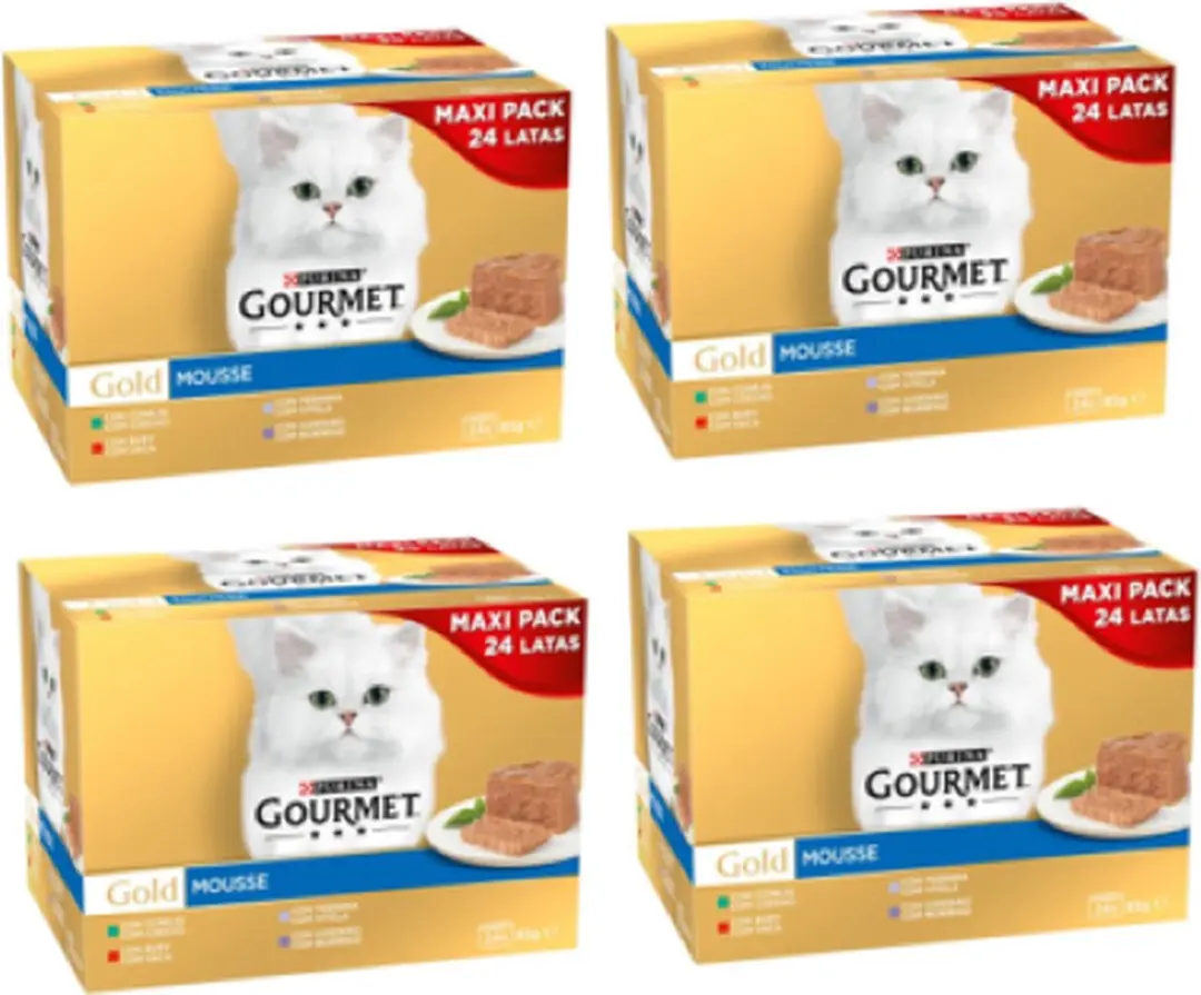 Gourmet Gold Mousse Rund Kattenvoer