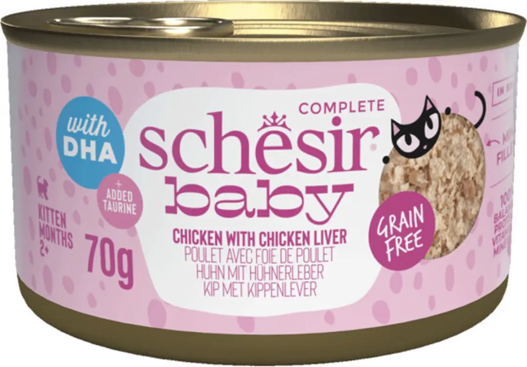 Schesir Baby Kitten Bouillon Kip & Lever