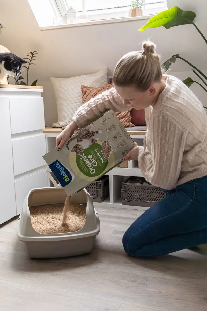 Biokat's Organic Care Plantvezels Kattenbakvulling 12kg - Klontvormend