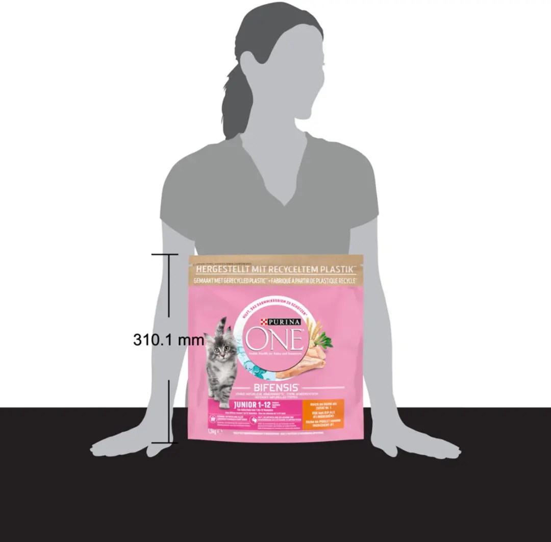 Purina ONE Junior Kattenbrokjes Kip & Volkoren Granen - 6 kg