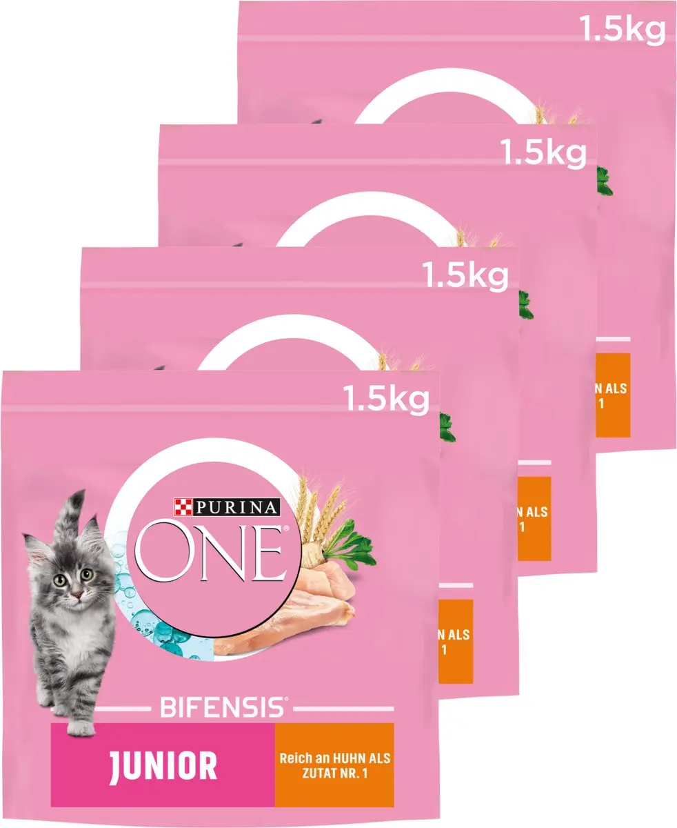 Purina ONE Junior Kattenbrokjes Kip & Volkoren Granen