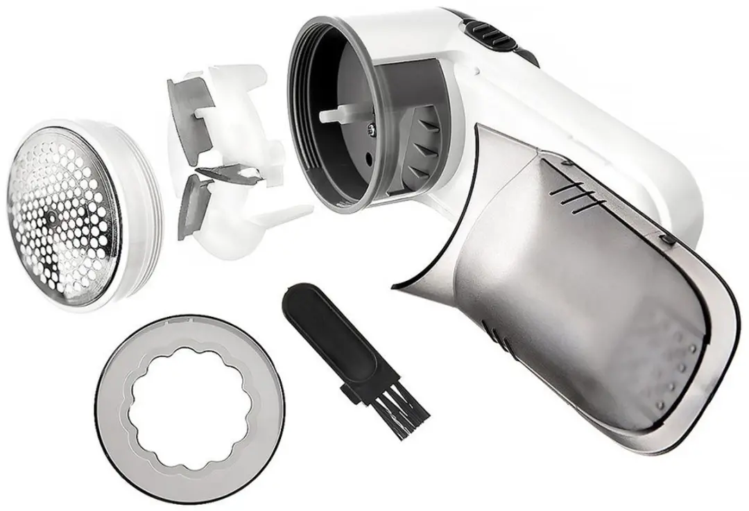 Orion Elektrische Pluizentondeuse - RVS Messen - Grijs/Wit