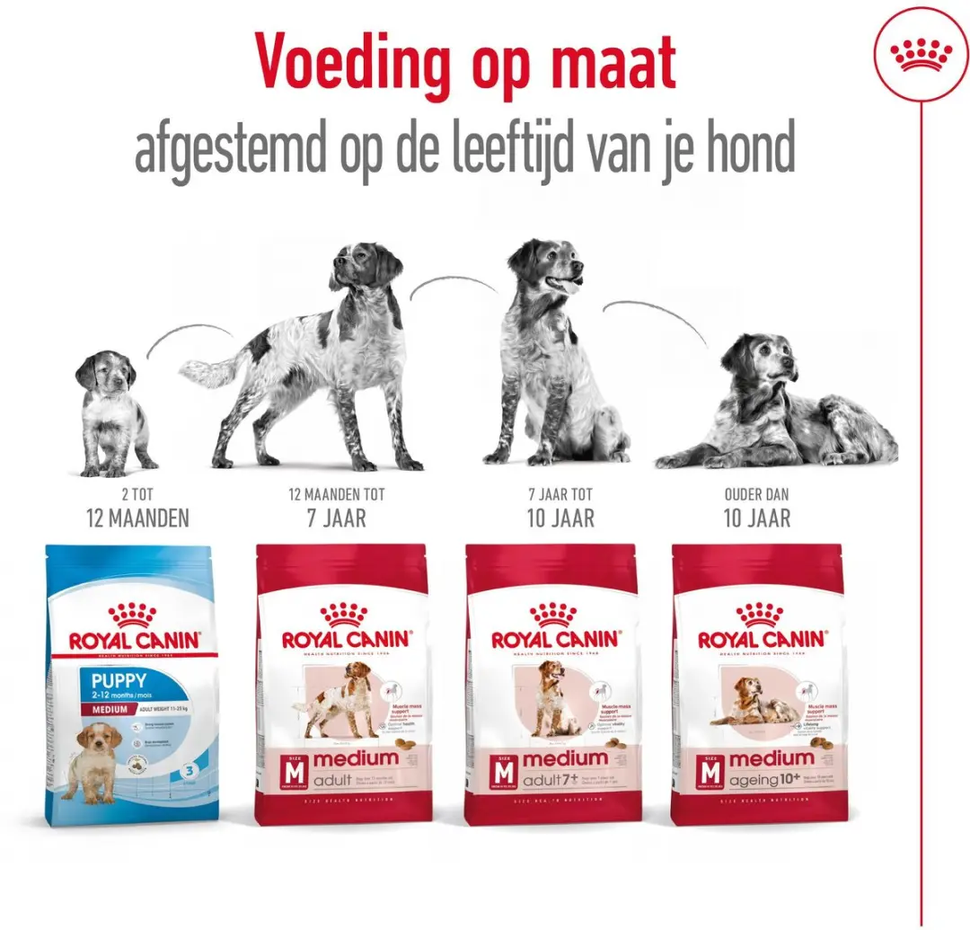Royal Canin Medium Adult 7+ Hondenvoer - 4 kg