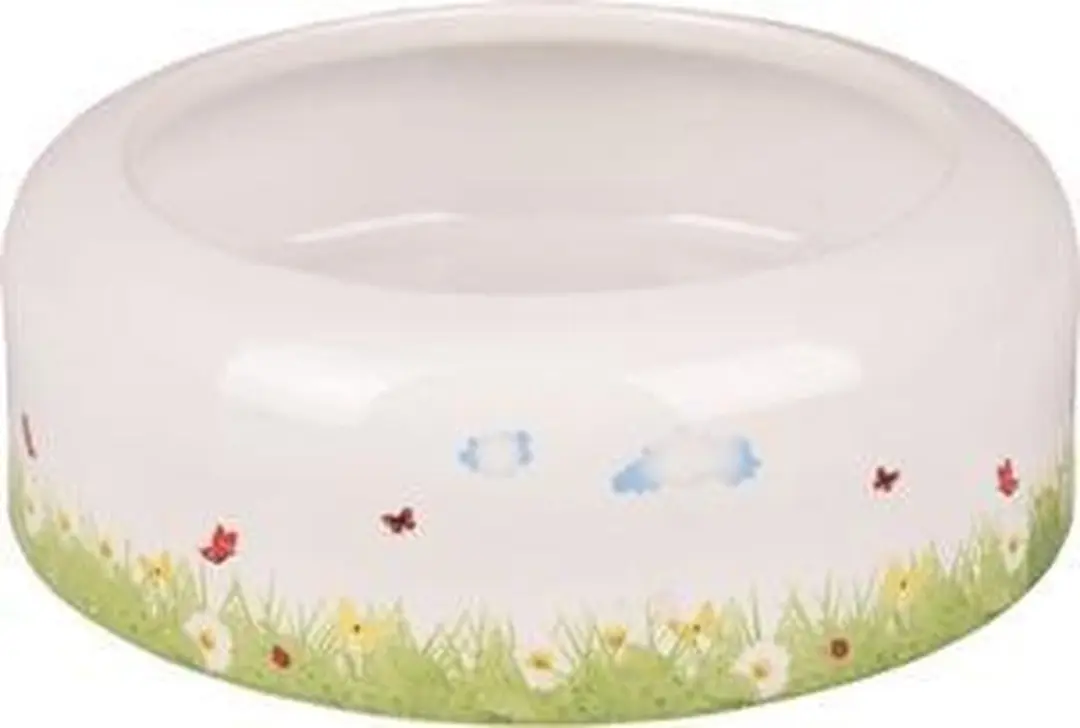 Flamingo Eetpot Lenteweide 500ml - Wit