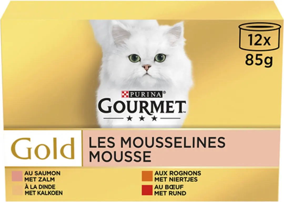 Gourmet Gold Mousse 48 Stuks (4x12x85g)