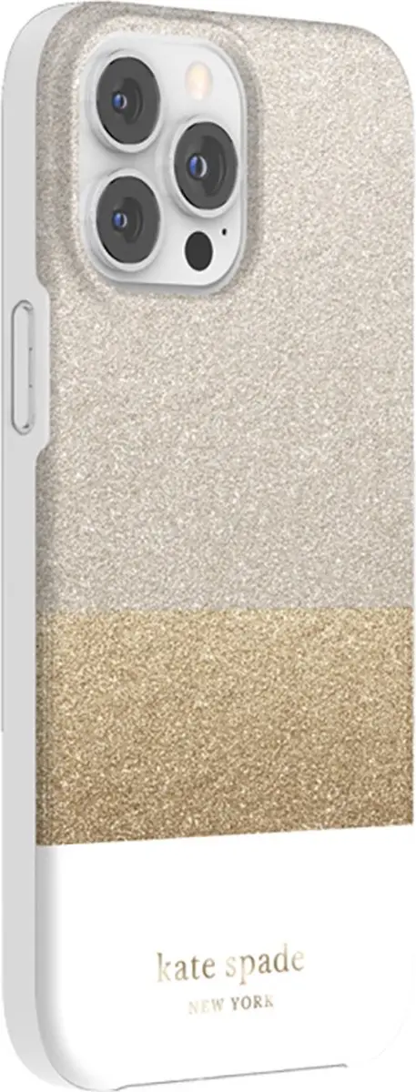 Kate Spade Glitter Block iPhone 13 Pro Max Hoes