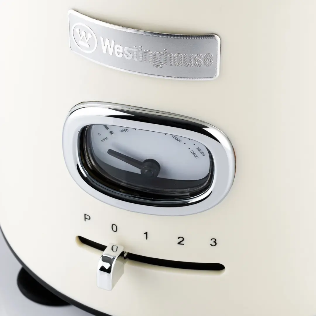 Westinghouse Retro 3-delige Set - Waterkoker 1,7L Broodrooster Blender - Beige