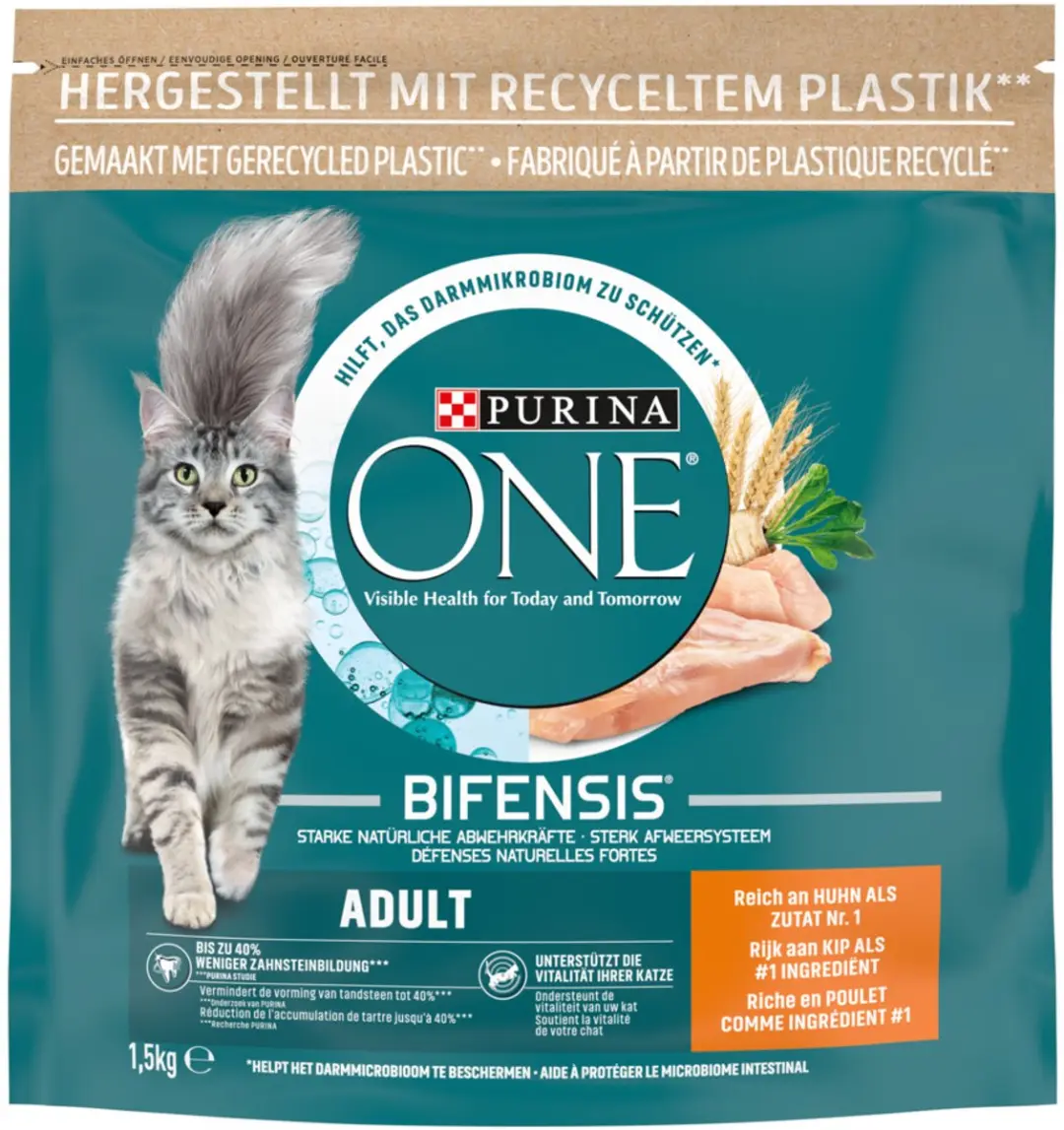 Purina ONE Droog Kattenvoer Adult Kip - 4x1,5kg