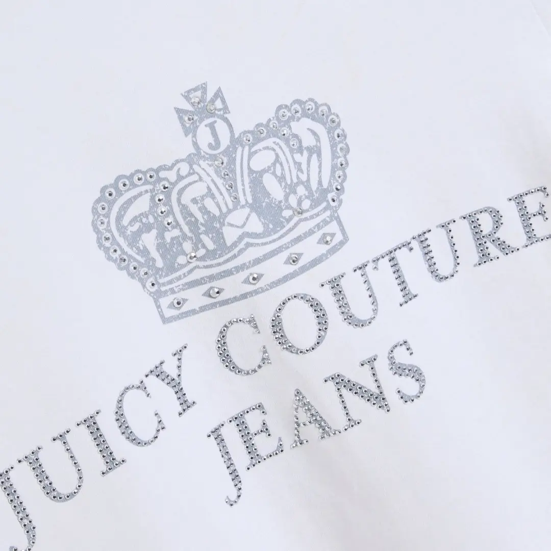 Juicy Couture Heritage Hilton T-shirt - Maat L - Wit