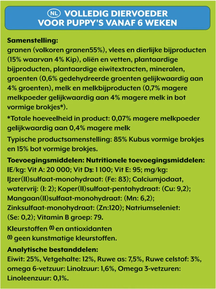 Bonzo Junior Hondenvoer Droog 3x1,5kg