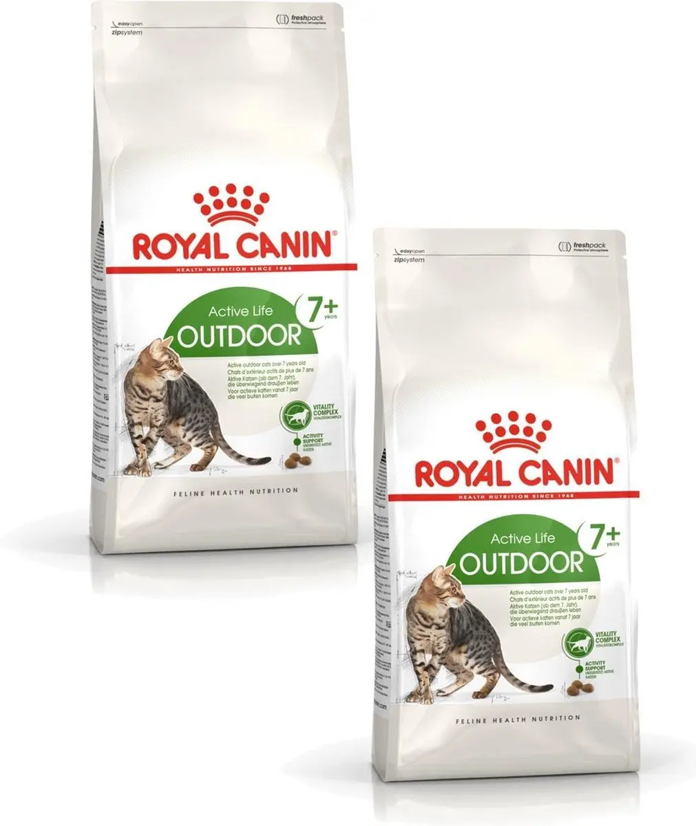 Royal Canin Outdoor 7+ Kattenvoer - 2x4kg