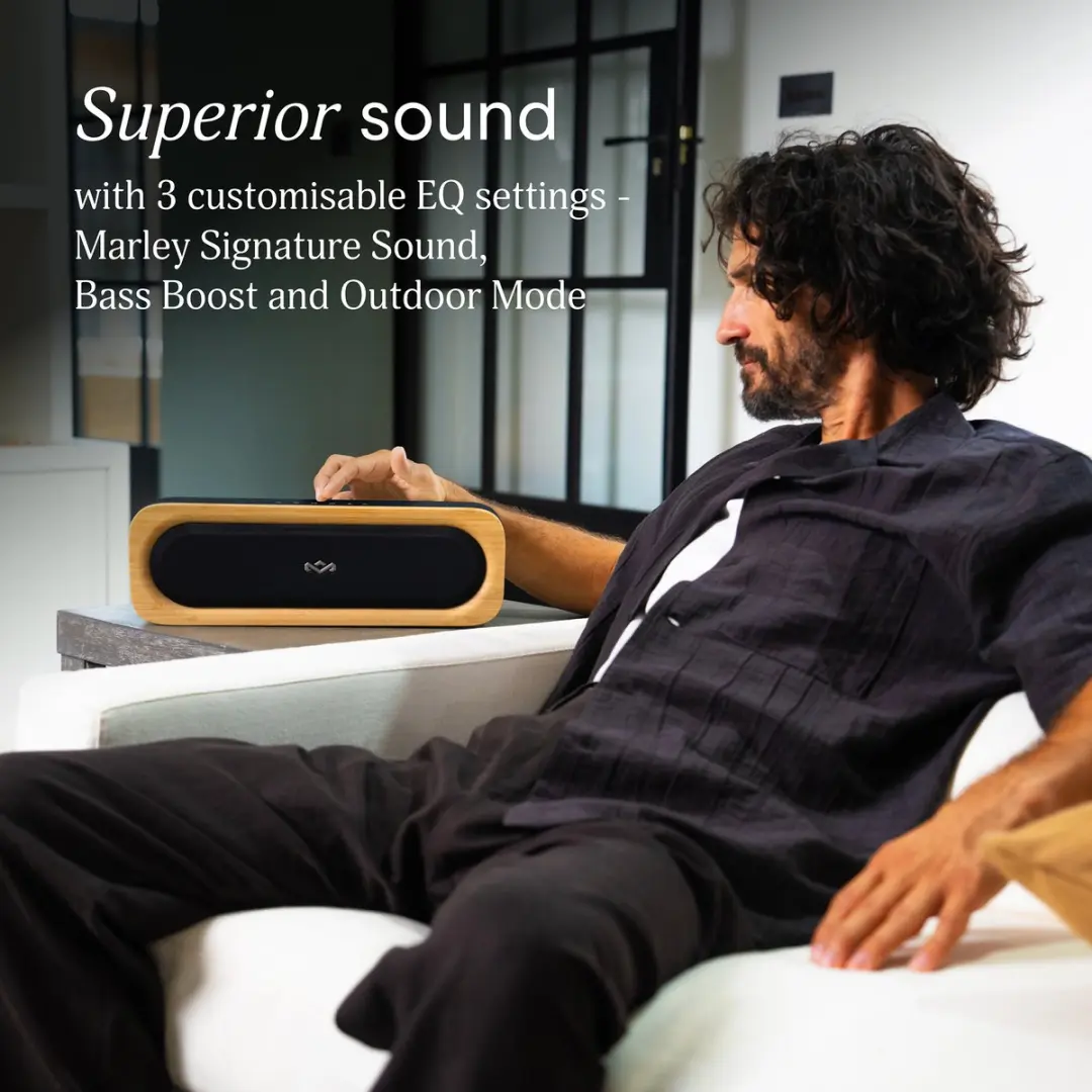 House of Marley Get Together 3 EM-JA037-SB Bluetooth Speaker - 15W - Zwart