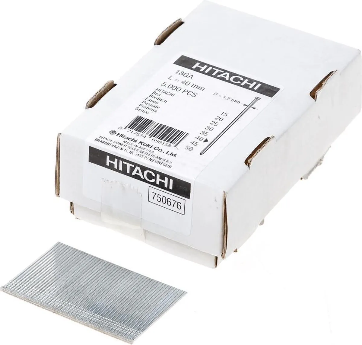 Hikoki 750676 Minibrads 1,2x40mm
