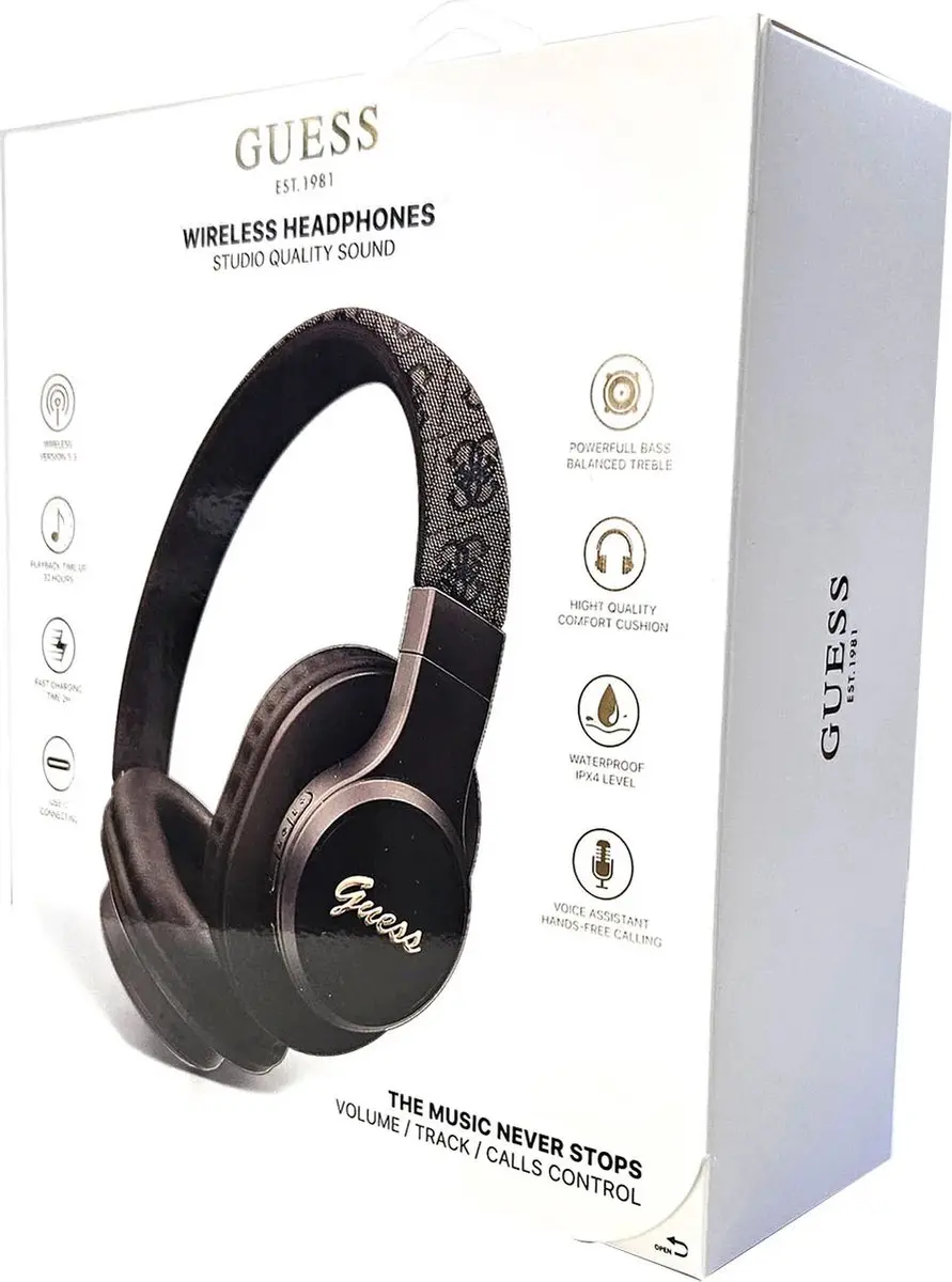 Guess 4G Bluetooth Headphones - Bruin