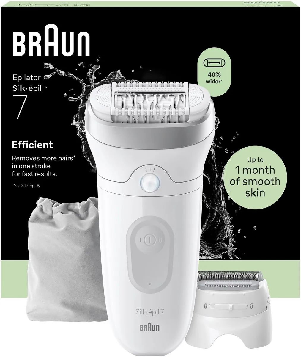 Braun Epilator Silk-épil 7-041 - Wit/Zilver - afbeelding 7 van 12