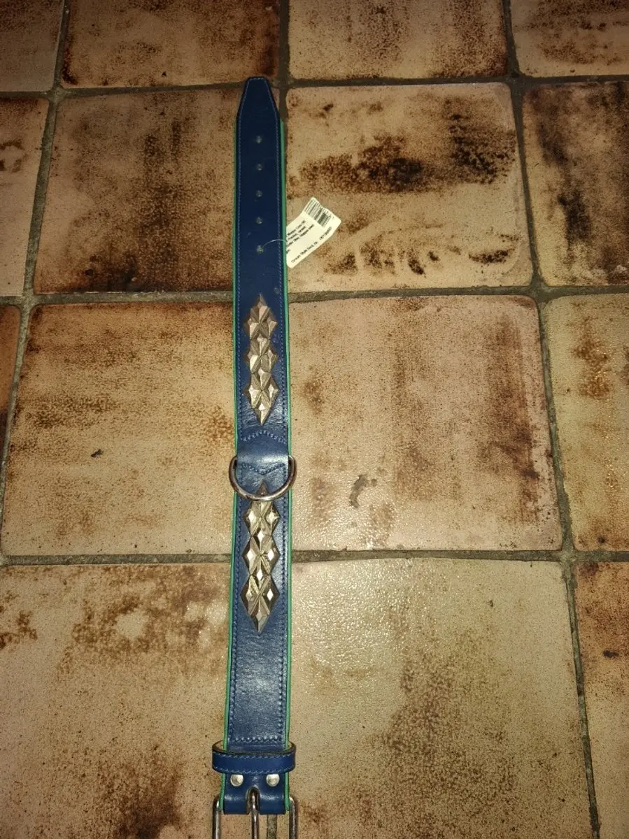 Hunter Master Geo Halsband hond 60cm - Blauw - afbeelding 6 van 6