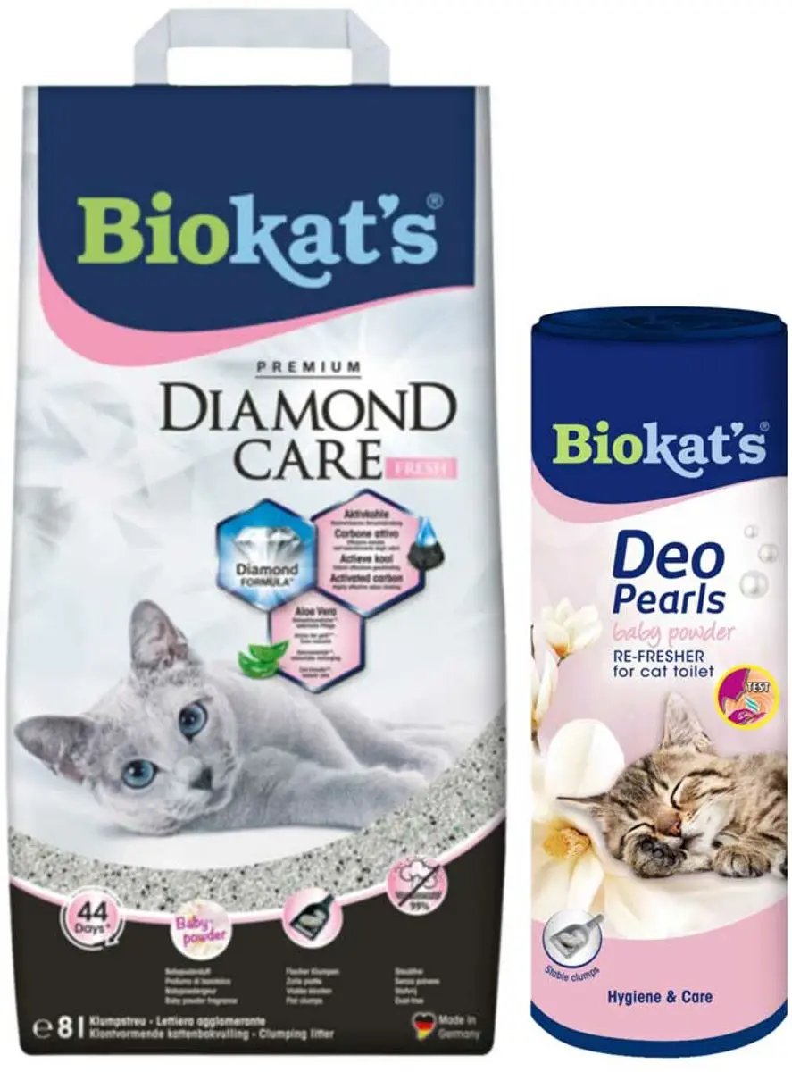 Biokat's Diamond Care Fresh & Deo Pearls Babypoeder