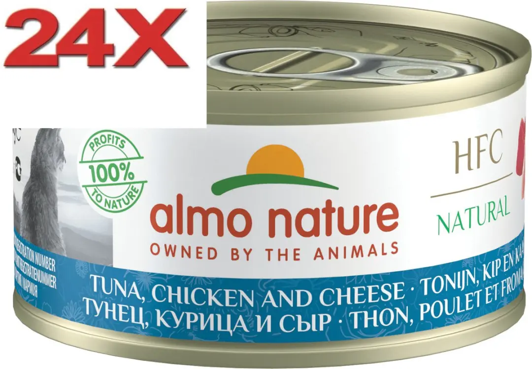 Almo Nature HFC Kattenvoer Tonijn Kip Kaas