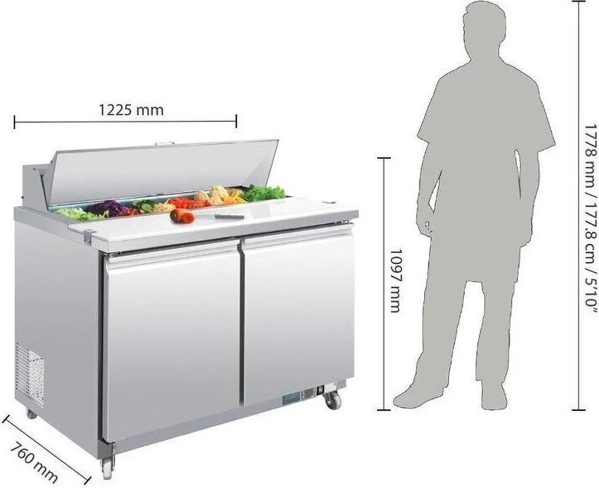 Polar U-serie GD882 Saladette - 405L