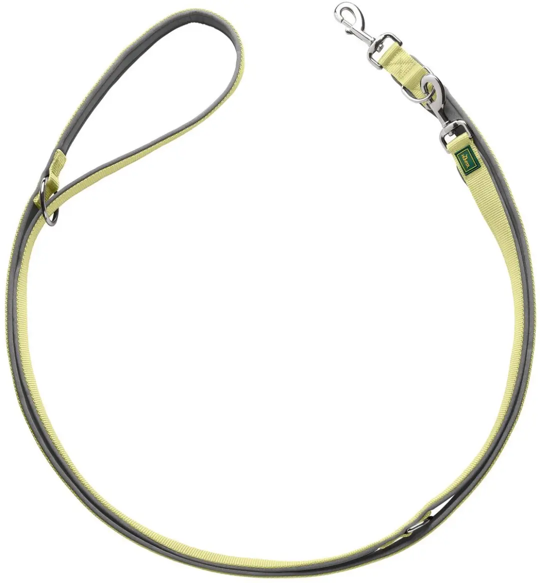 Hunter Trainingslijn Neopren Groen&Grijs 200x2.0cm