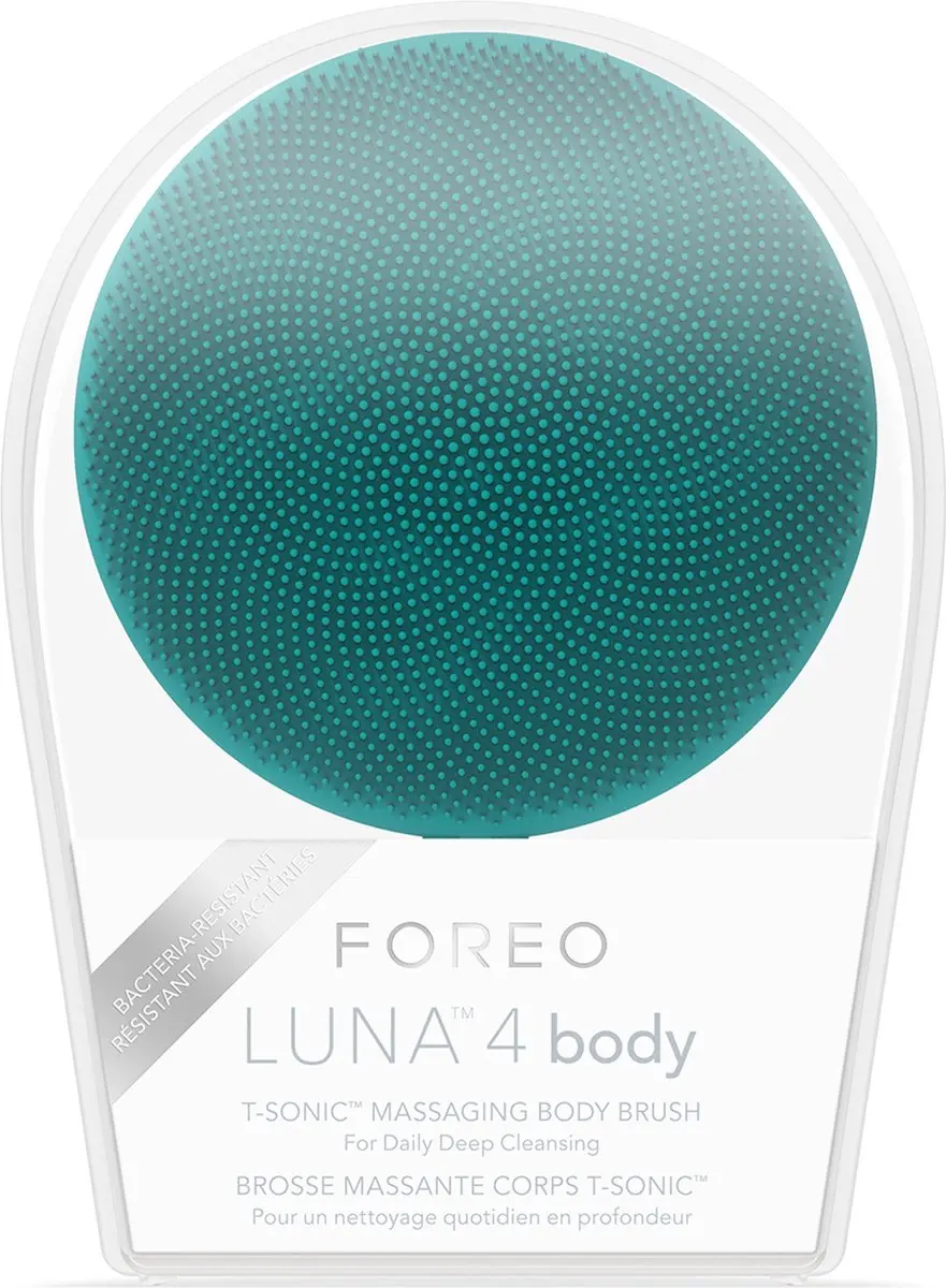 FOREO LUNA 4 Body T-Sonic Massageborstel - 8 Snelheden - Evergreen