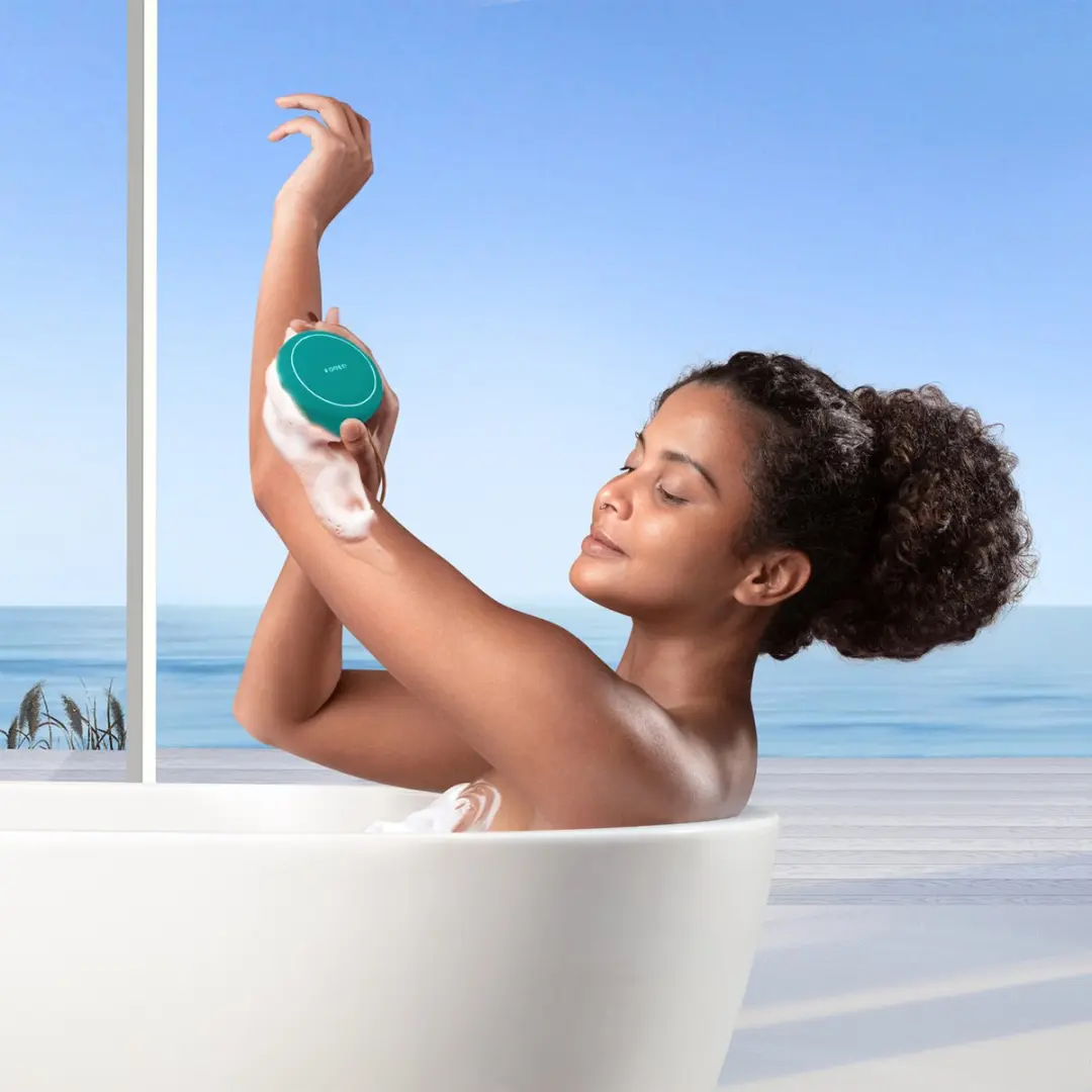FOREO LUNA 4 Body T-Sonic Massageborstel - 8 Snelheden - Evergreen