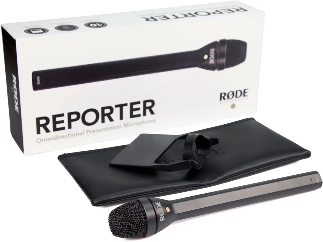 RØDE Reporter Dynamische Interviewmicrofoon - Zwart