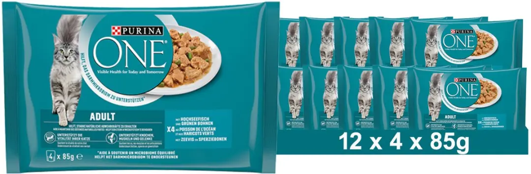 Purina ONE Adult Nat Kattenvoer Vis