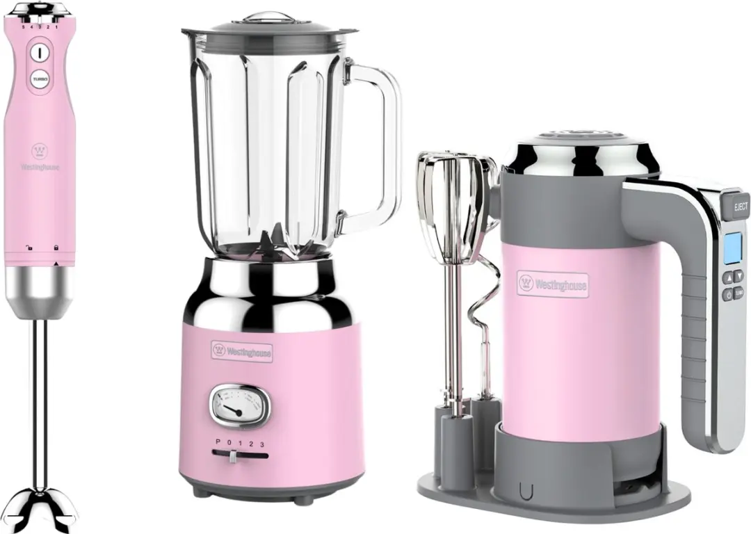 Westinghouse Retro 3-delige Mixset Roze