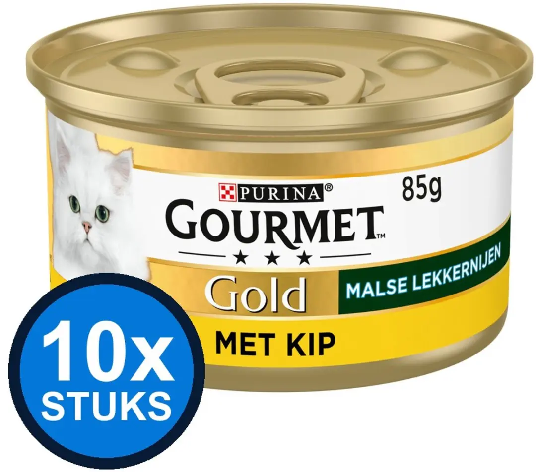 Gourmet Gold Malse Lekkernijen Kip Kattenvoer Natvoer 85g