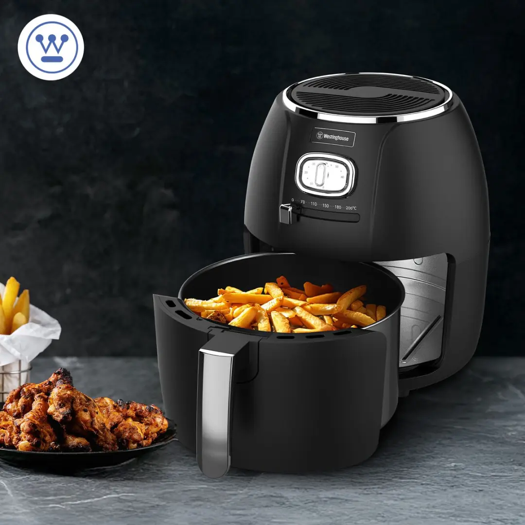 Westinghouse Retro Airfryer 1500W 4L - Zwart