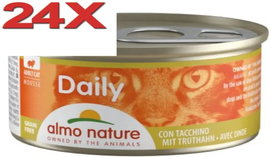 Almo Nature Dailymenu Mousse Kalkoen Kattenvoer