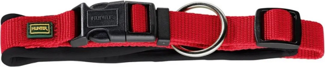 Hunter Vario Plus Hondenhalsband 40-45cm - Rood/Zwart