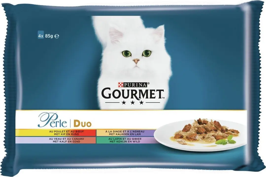 Gourmet Perle Duo Vlees Kattenvoer