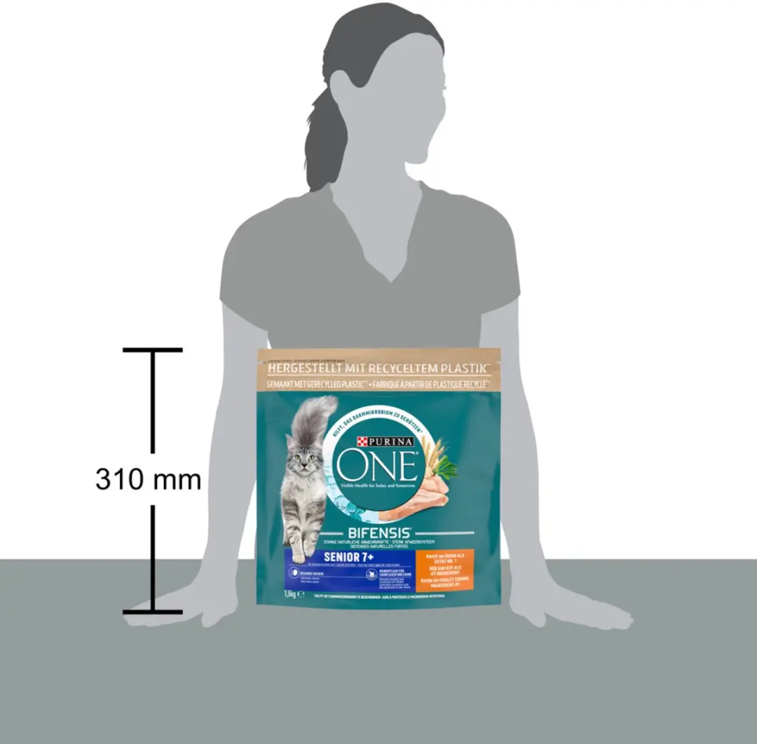 Purina ONE Senior Kattenbrokjes Kip & Volkoren 6kg