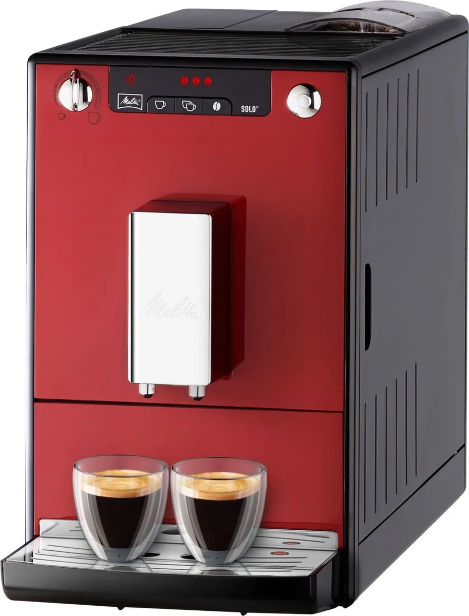 Melitta Solo E950-204 Volautomatische Espressomachine - Rood - afbeelding 6 van 6
