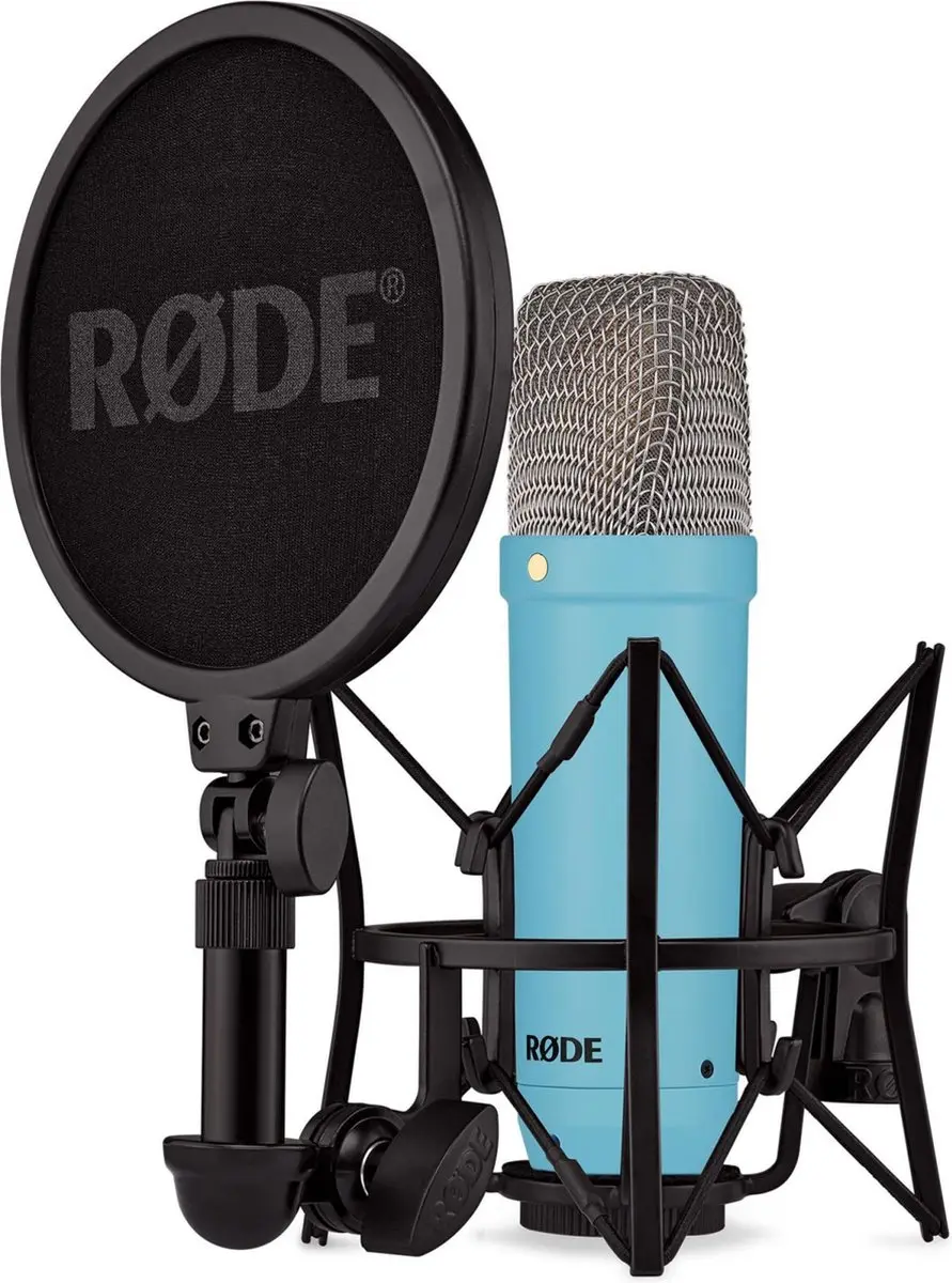 RØDE NT1 Signature NT1SIGNATUREBLUE Studiomicrofoon - Blauw