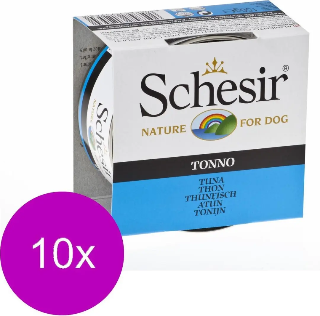 Schesir Hondenvoer Blik Jelly Tonijn 150g