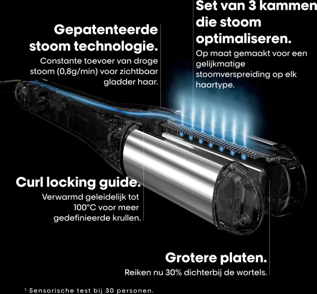 L'Oréal Professionnel SteamPod 4.0 - Stoomkrultang + Metal Detox Shampoo 100ml